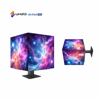 Uhled pubblicità esterna cubo schermo a LED P2.5 forma irregolare modulo schermo a LED ad alta aggiornamento 3840hz Display cubo a parete Video