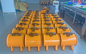 Tragbarer 200mm 300mm Gebläse Hoch leistungs metall Medium AC <span class=keywords><strong>Hand</strong></span> tragen Orange DFV Ventilator Heißluft gebläse CE-Zertifizierung - Product Image 3