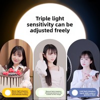 Lampe de beauté pour diffusion en direct Bediro, 100W, pliable, pour studio photo/vidéo intérieur, lumière d'appoint LED ultra-lumineuse pour photographie