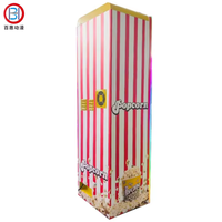 Machine à Popcorn Commerciale Automatique Électrique avec Écran Tactile, Paiement par Code QR et Jetons, en Acier Inoxydable, Garantie 1 An