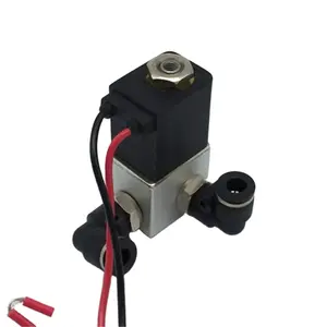 3V1-06 2 pozisyon 3 yollu Mini Solenoid vana G1/8 "DC 12V 24V AC 110V 220V pnömatik kontrol vanası cep telefonu teknolojisi için