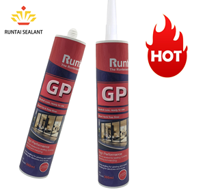 Mastic silicone transparent GP acétique à prise rapide, étanche aux UV, adhésif <span class=keywords><strong>de</strong></span> construction, colle pour verre, <span class=keywords><strong>calfeutrage</strong></span> pour fenêtres et portes - Product Image 2