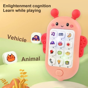 Juguete Multifuncional de Plástico para Teléfono Móvil, Rompecabezas, Máquina de Cuentos para Educación Temprana, Teléfono Interactivo de Aprendizaje Bilingüe - Product Image 2