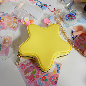 Novedad 2026: Bolso Bandolera Mini Estrella Adorable para Mujer con Cierre de Cremallera y Cadena, Bolso de Hombro de Gelatina para Niñas al por Mayor - Product Image 6