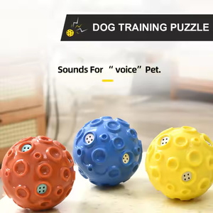 Luxe Interactieve Tpr Milieuvriendelijk 12Cm Kauwspeelgoed Grote Honden Bijtwerende Piepbal Cartoon Levensechte Educatieve Training - Product Image 4