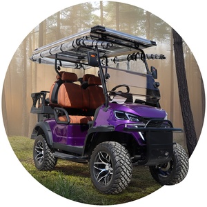 High Speed Antique Design 4 Seats 4500W Lithium Premium Off-road Golf Cars Electric Golf Cart - Product Image 5