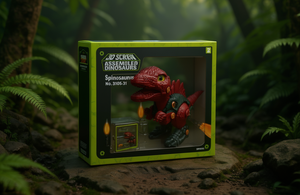Dinosaures assemblés sur écran 3D, Spinosaurus n° 3105-31 Jouet en plastique pour enfants - Product Image 2