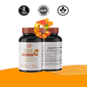 <span class=keywords><strong>Vitamine</strong></span> <span class=keywords><strong>C</strong></span> <span class=keywords><strong>liposomale</strong></span> 750 mg à absorption élevée, capsules VC pour l'immunité et l'antioxydation, marque privée OEM, best-seller - Product Image 3