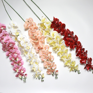 Lớn Nhân Tạo Hoa Lan Cây Nhân Tạo Hoa Lan Hoa Bất Cảm Ứng Cao Su Nhân Tạo Hoa Lan Hiện Đại Trang Trí Đám Cưới - Product Image 4