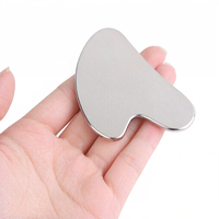 Masseur Gua Sha Ergonomique en Acier Inoxydable pour le Soin du Visage et Tous les Points du Corps - Vente en Gros