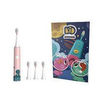 Cepillo de Dientes Eléctrico para Niños, IPX7, Levitación Magnética, Inalámbrico, Ultrasónico, Autolimpiante, Carga Inductiva, Cerdas Suaves