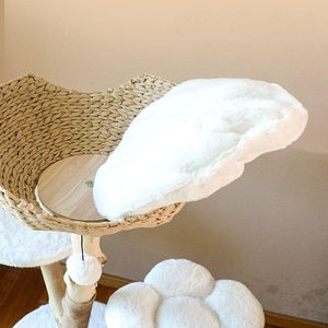 Árbol para Gatos <span class=keywords><strong>de</strong></span> Aglomerado E1 con Cesta <span class=keywords><strong>de</strong></span> Ratán <span class=keywords><strong>de</strong></span> Madera Natural, Plataformas <span class=keywords><strong>de</strong></span> Felpa y Postes Rascadores <span class=keywords><strong>de</strong></span> Yute <span class=keywords><strong>de</strong></span> 4mm - Product Image 6