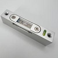 Niveau à bulle horizontal long REALMAX, instrument de mesure 30''/2mm, niveau métallique à colonne carrée, rapporteur