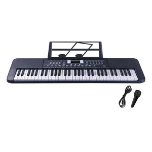Teclado de 61 teclas órgano electrónico teclado eléctrico órgano niños regalo música para niños iluminación Piano juguete órgano <span class=keywords><strong>Musical</strong></span> 860A - Product Image 1
