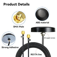 Antenne Combo Puck 2-en-1 MIMO Externe IP67 Étanche 5G 4G LTE à Fixation par Vis pour Passerelle IoT, Routeur, Véhicule, Camion