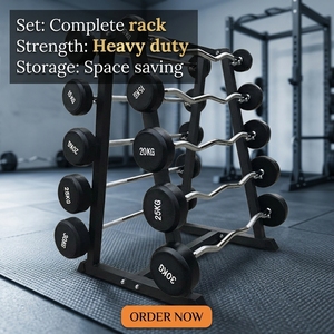 Barra de Pesas Integrada para Gimnasio con Logotipo Personalizado, Modelo <span class=keywords><strong>King</strong></span> Kong PTC-A1041, Barra Recta y Curva para Levantamiento de Pesas - Product Image 6