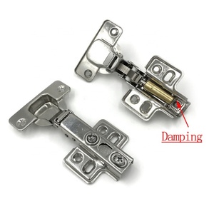 35mm Steel Cup Hydraulic Hinge for <b>Thin</b> Door Soft Closing Damper <b>Cabinet</b> Hinge for Home Office Bedroom School Hospital - Product Image 4