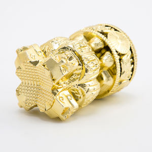 Di alta qualità oro di plastica leone <span class=keywords><strong>imperatore</strong></span> Ashoka trofeo Figurine e trofeo parti per il torneo GZ55 - Product Image 2