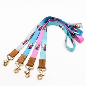 Phong Cách Mới Nhất Cao Cấp Tùy Chỉnh Da <span class=keywords><strong>Polyester</strong></span> Dây Đeo Cổ Dây Buộc - Product Image 6