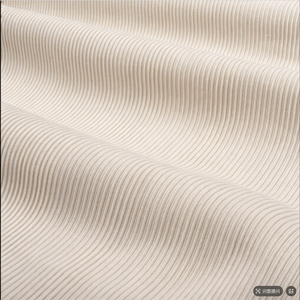 Tessuto a Costine in Cotone 2x2, 95% Cotone 5% Spandex, 260gsm, Larghezza 140cm, Elasticizzato, Traspirante, per Polsini e Colletti di Abbigliamento Bambini - Product Image 1