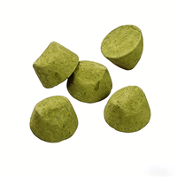 Mini truffes au chocolat au goût matcha personnalisées, chocolat noir, collation, chocolat doux halal