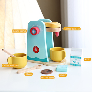 Jouet éducatif en bois CE CPC, machine à café, jouet d'interaction parent-enfant, jouet de simulation, jouet de cuisine pour enfants - Product Image 3