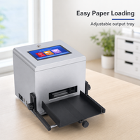 Mesin Cetak Inkjet Desktop Grosir 12.7mm TIJ untuk Kode Tanggal Kedaluwarsa, Kode Batch, Karton, dan Botol