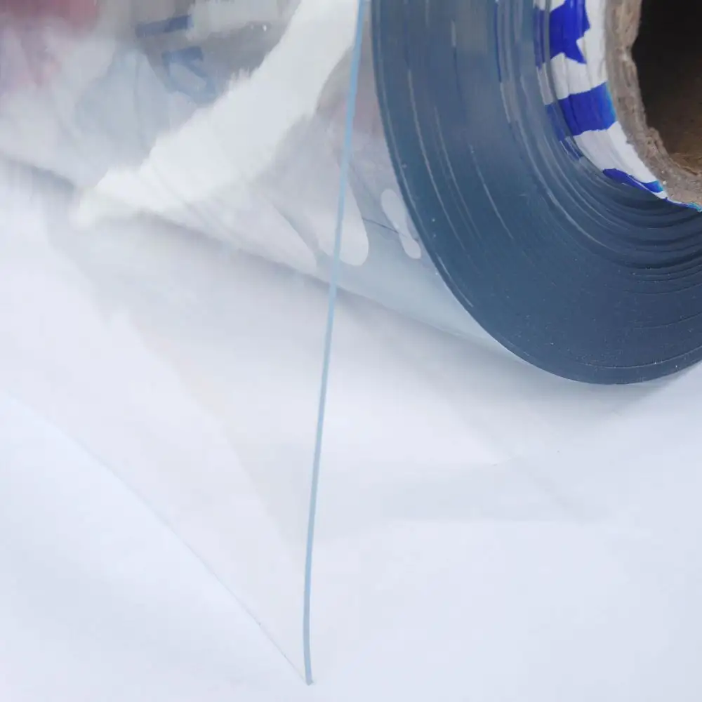 Glänzende weiche PVC-Folie, transparentes Lamini vinyl