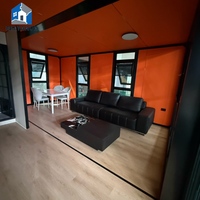 RELYANCE Rumah Kontainer Expandable Desain Modern 4 Kamar Tidur 1 Kamar Mandi Rumah Kantor Portabel 20/40FT Garansi 3 Tahun