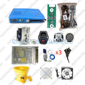 Xu-hoạt động DIY Arcade Kit tile-trận đấu trò chơi PCB board với Bo mạch chủ dây & màn hình cảm ứng trẻ em 'mô phỏng trò chơi video - Product Image 2