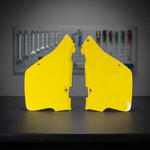 Pannelli Laterali Gialli XFUN 101 SU02906101-2299 per Moto RM 125 1989-1992, Accessori per Motociclette - Product Image 3