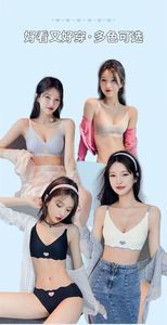 3-1139 #   Günstiger Lagerbestand Bestseller Nahtloser Push-Up Damen Sexy Eisseide BH und Slip Zweiteiliges Set Mädchen Unterwäsche - Product Image 3