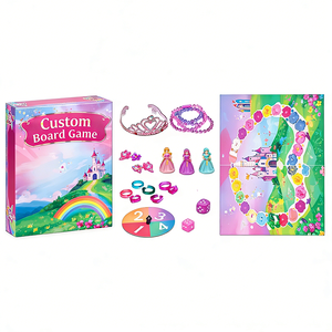 ผู้ผลิตเกมกระดานเจ้าหญิงแบบพกพาที่เป็นมิตรกับสิ่งแวดล้อมตามสั่ง OEM บริการพิมพ์เกมสำหรับเด็กพร้อมอุปกรณ์เสริมครบชุดและบรรจุภัณฑ์ - Product Image 6