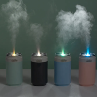 Nouveau Design 260ml cadeaux promotionnels canettes Mini humidificateur d'air huile essentielle diffuseur d'arôme brume fraîche humidificateur pour maison voiture Yoga