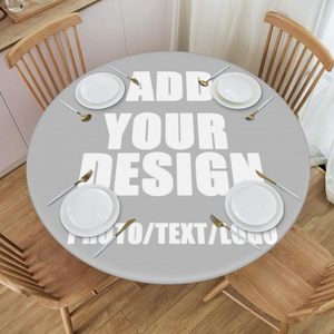 <span class=keywords><strong>Mantel</strong></span> Redondo Personalizado de Etiopía, Impermeable, <span class=keywords><strong>con</strong></span> Foto y Texto Personalizados, para Decoración de Interiores y Exteriores - Product Image 6