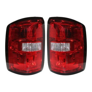 Enormous Manufacturer <b>Red</b> Lens <b>LED</b> Tail <b>Lights</b> for 2014-2018 GMC Sierra 1500 2500 3500 Vehicle Parts Accessories Pair Taillights - Product Image 2