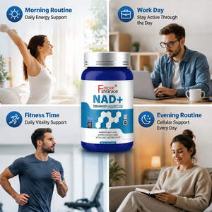 อาหารเสริม NAD แบบปรับแต่งได้ Shecome 120 แคปซูล บำรุงการทำงานของสมอง สำหรับผู้ใหญ่ อาหารเสริมเพื่อสุขภาพ แคปซูล NAD+ - Product Image 6