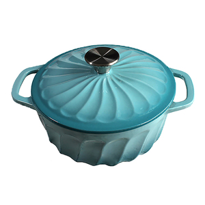 Chất Lượng Cao Đúc Sắt Men Tráng Hà Lan Nồi Đồ Nấu Nướng Đúc Sắt Nồi Súp Nồi - Product Image 6