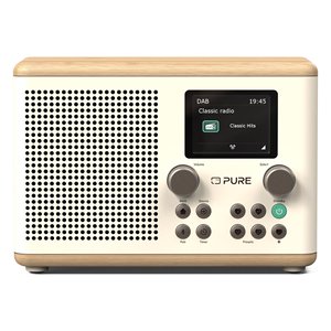 Radio CLASSIC H4 Dab+ Cotton blanc e Oak 252982 - Product Image 2