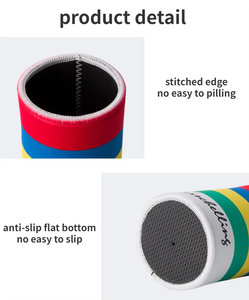 Özel reklam Logo markalı yalıtımlı bira güdük şişe Coozies katlanabilir soğutucu çanta özel Logo yalıtımlı Soda soğutucular - Product Image 4