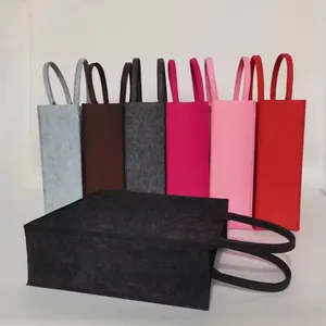 DIY Creative Customized Felt Handbag Reusable Eco-friendly Felt Large Grocery Capacity Durable Handbag Tote Bag
