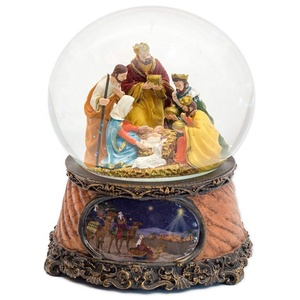 كرة ثلج راتنج عيد الميلاد عيد الميلاد غلوب مصغرة المهد - Product Image 2