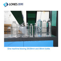 Máquina Sopladora de Botellas de Plástico Totalmente Automática, Fabricada en China, para Diferentes Tamaños de Botellas.