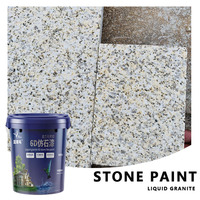Peinture liquide effet granit Revêtement extérieur durable et esthétique