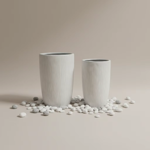 Ensemble de 2 pots de fleurs en céramique émaillée de grande taille, modernes <span class=keywords><strong>et</strong></span> populaires, pour l'extérieur, nouvelle arrivée pour la maison <span class=keywords><strong>et</strong></span> le jardin des centres commerciaux - Product Image 4