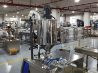 Machine d'emballage à coussinets anti-fuite à faible coût pour pâtes épaisses et condiments liquides