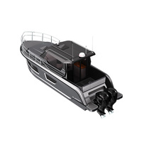 Bateau de pêche en aluminium de haute qualité à prix avantageux, neuf, 9m, moteur hors-bord essence 250HP
