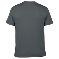 T-Shirt Homme Uni 100% Coton de Haute Qualité, Impression Sérigraphie Logo Personnalisé, Vente en Gros