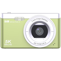 Caméscope numérique professionnel 5K et appareil photo avec champ de vision de 170°, zoom optique 16x, écran IPS de 2,88 pouces, batterie rechargeable