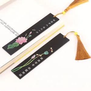 Leading manufacturer laser engraving customized wooden bookmarks
